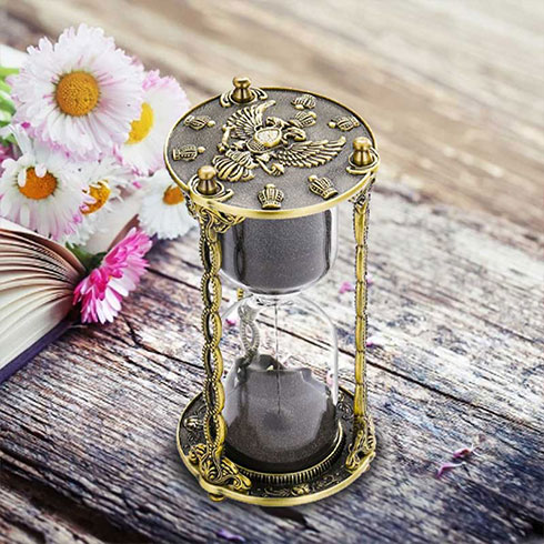 Nordic Style Bald Eagle Hourglass Sand Timer