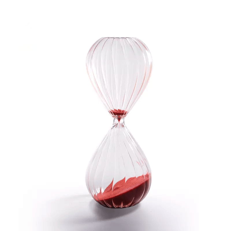 decorative hourglass with customized color
