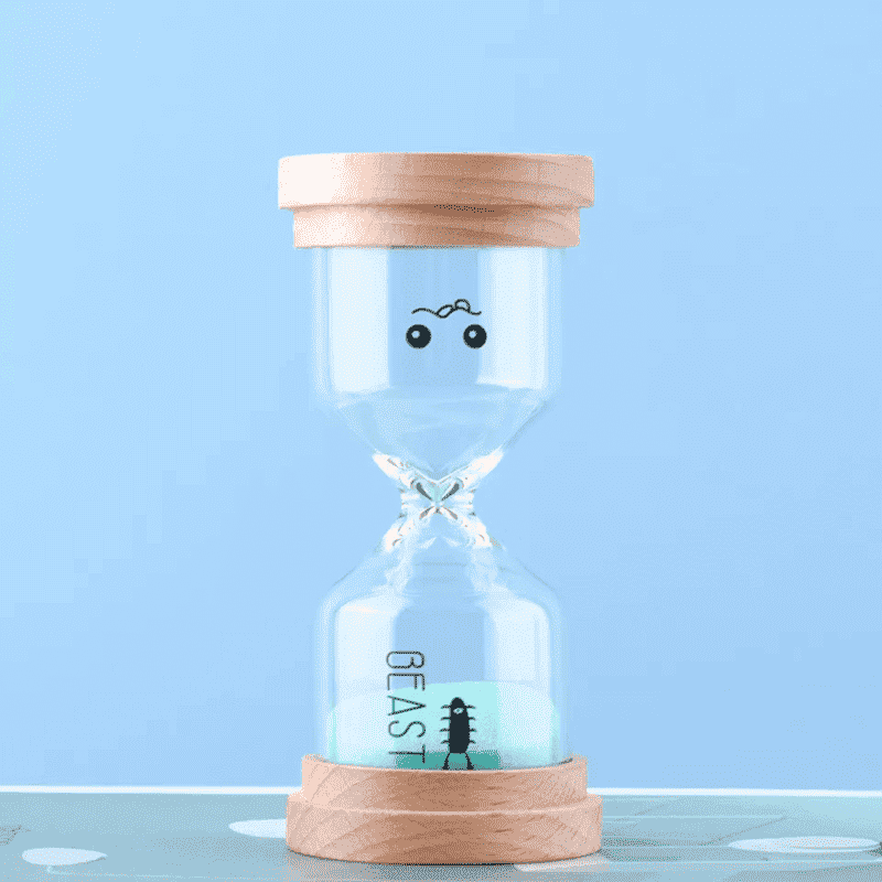 Sandglass decor hourglass