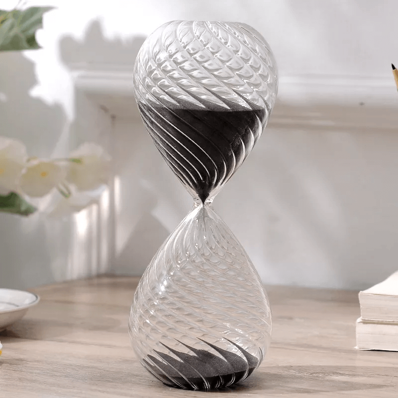 Sand glass clock