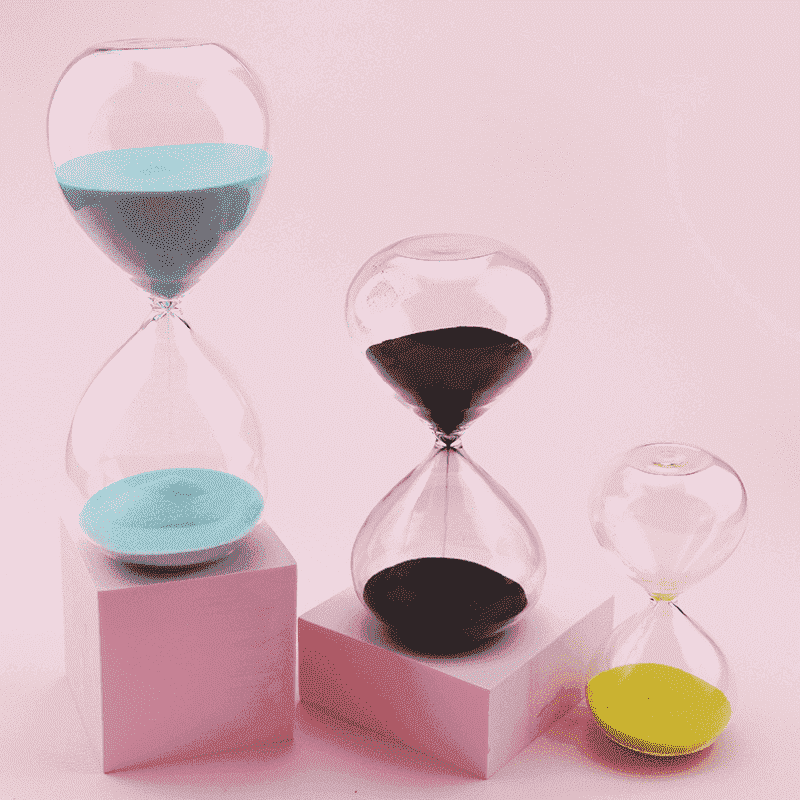 hour glass sand timer