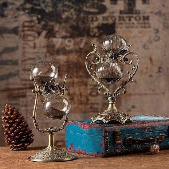 Antique hourglass sand timer