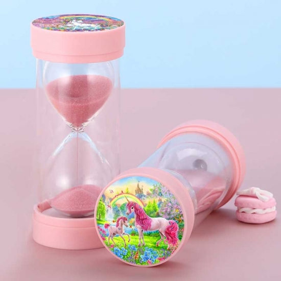 Round 3D hourglass timer
