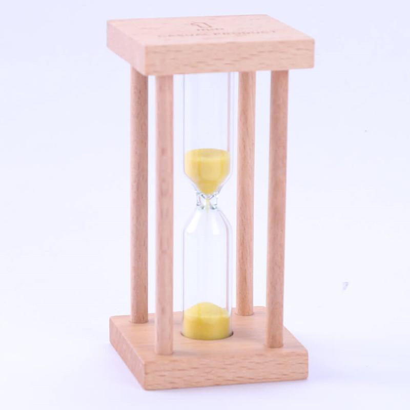 Wood hourglass