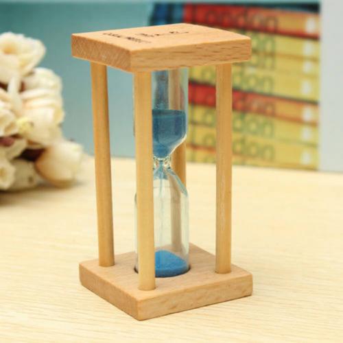 Wood hourglass