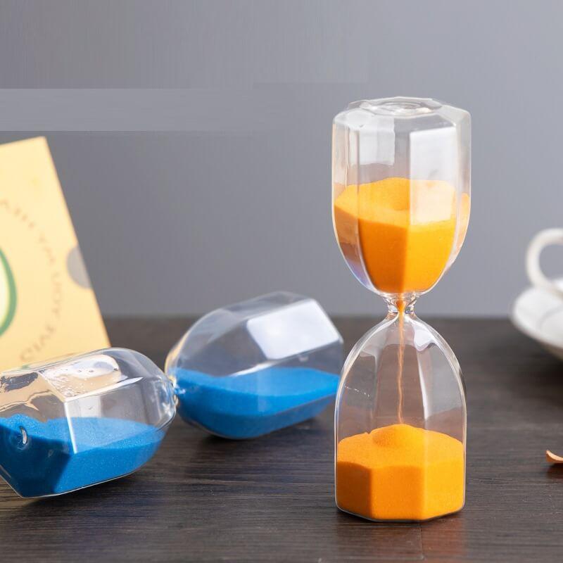 Colorful hourglass sandglass timer