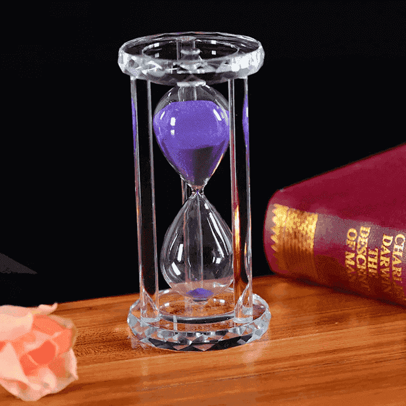 Creative Gifts Hourglass Colorful Glass Sandy Clock