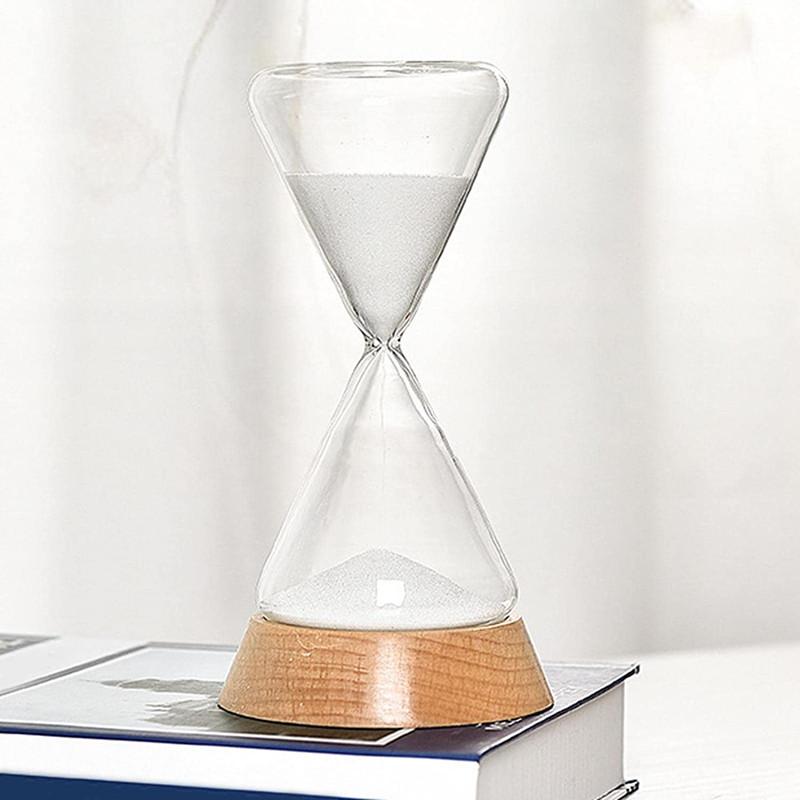 SuLiao Wooden base Hourglass 10 Minute decoration