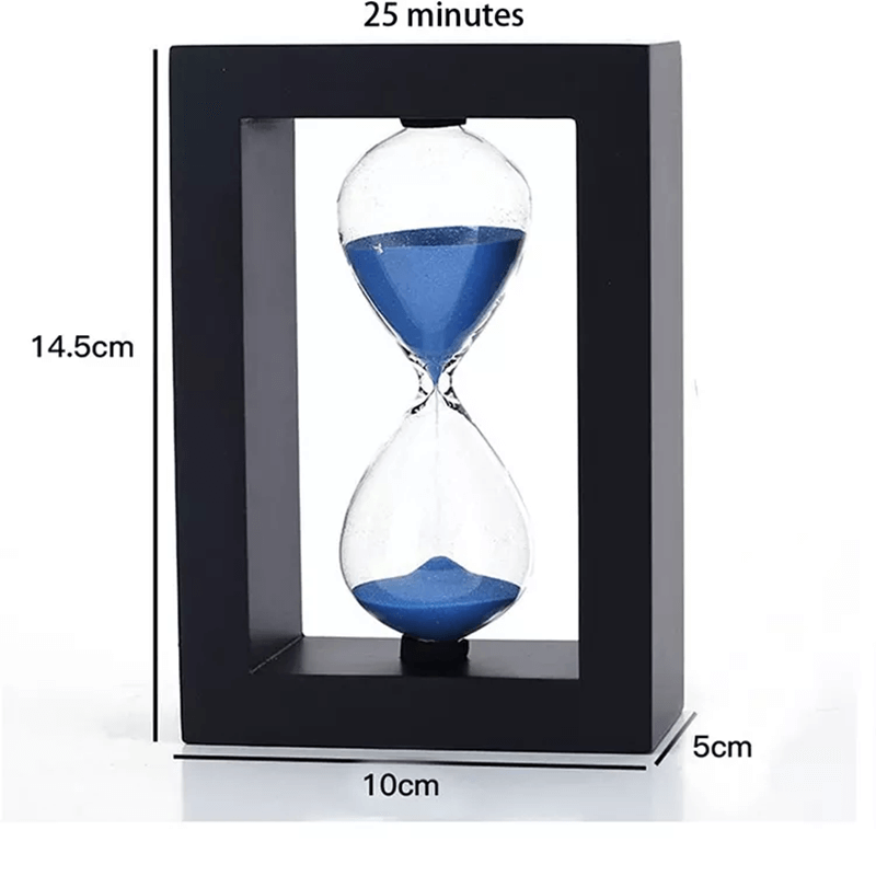 Wood 60 Minutes 1 Hour Hourglass Sand Timer Sand Clock