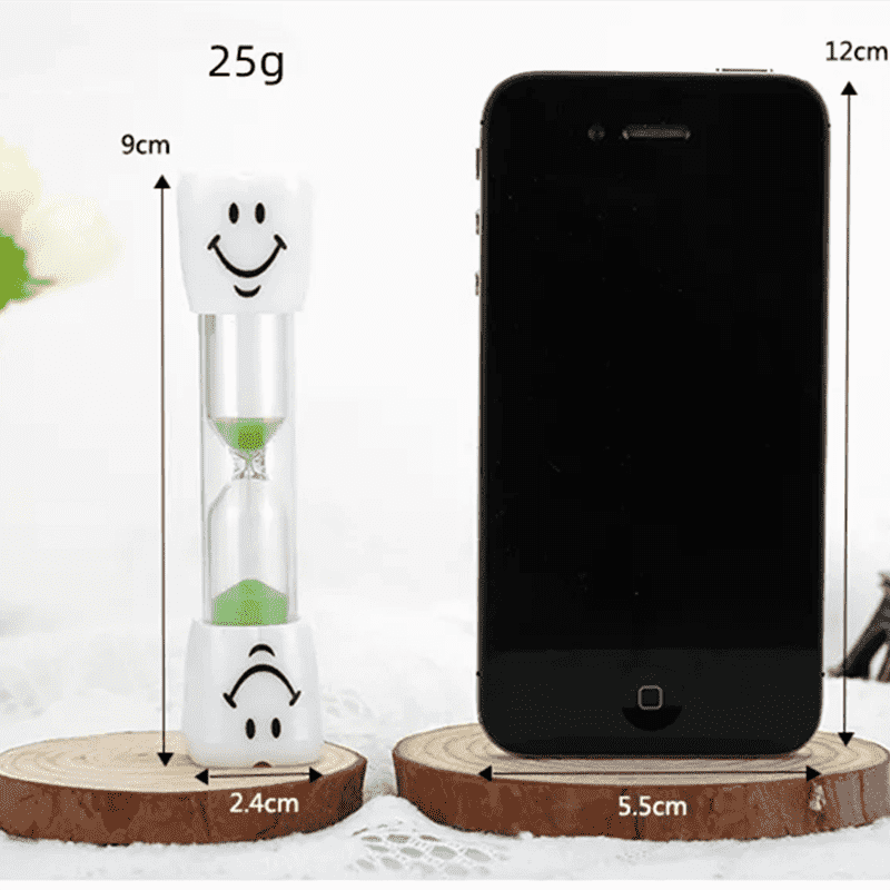 Promotion Gift 3 Minutes Smiling Sandglass Tooth Timer