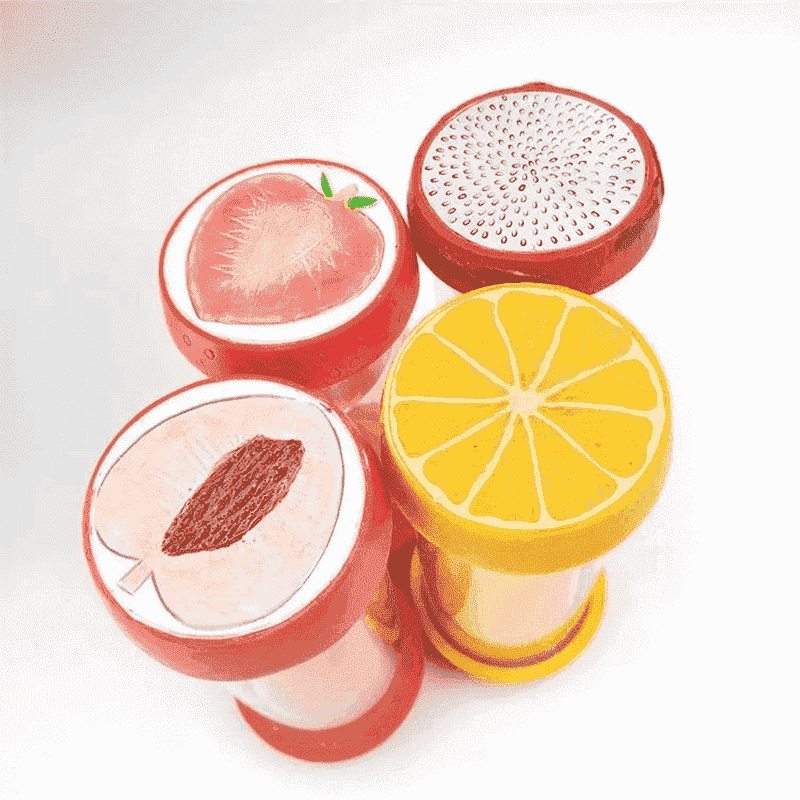 High Quality Hourglass Fruits Plastic Sand Clock