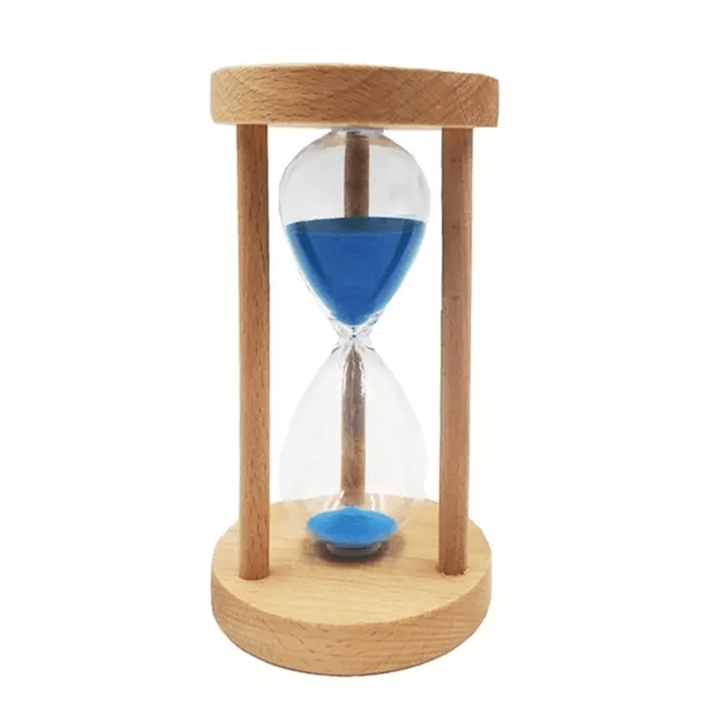Minute Sandglass Timer Clock Wood Hourglass