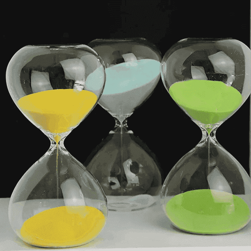 Colored Sand Glass Hourglass For Classroom Office