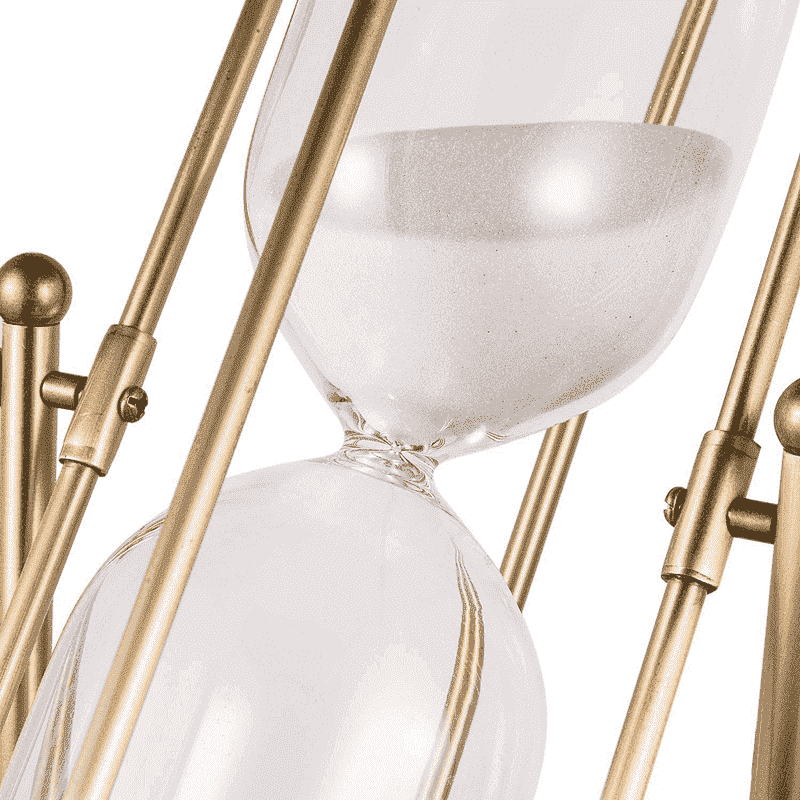 60 Minutes Hourglass White Sand Timer 1 Hour Sand Watch