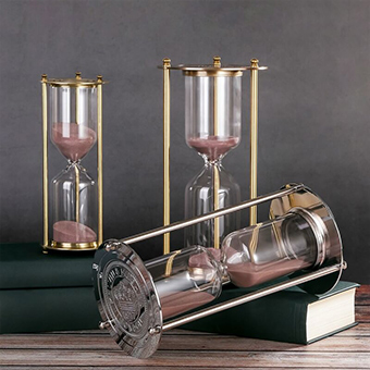 Vintage Brass Hour Sandglass