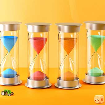 60 Minutes Plastic Hourglass 
