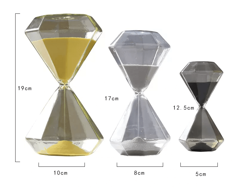Sand timer glass