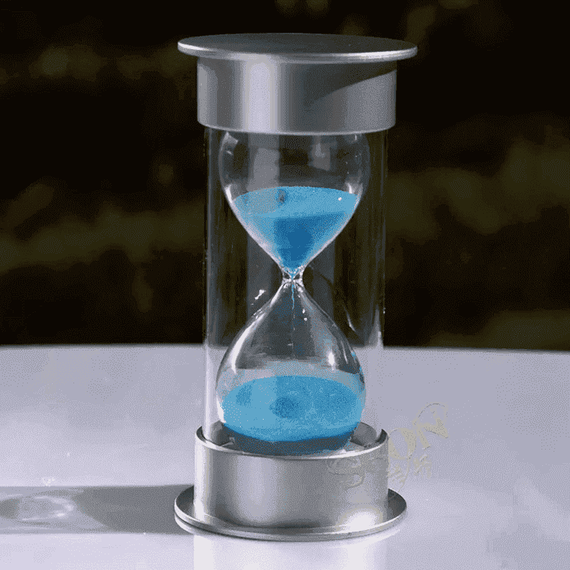 Plastic sand timer clock