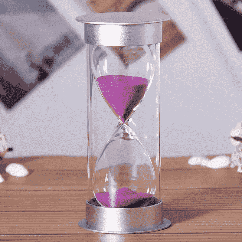 Hourglass sand timer decor