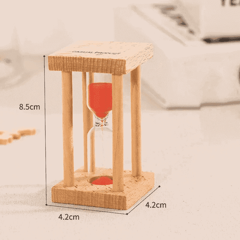 Sand clock wood