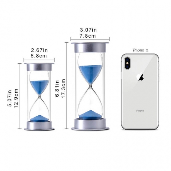 Plastic hourglass timer