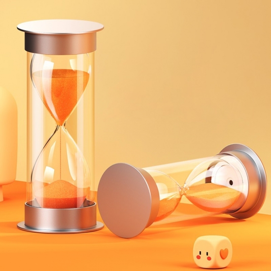Plastic hourglass timer