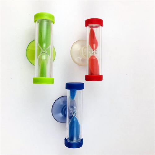 Plastic sucker hourglass