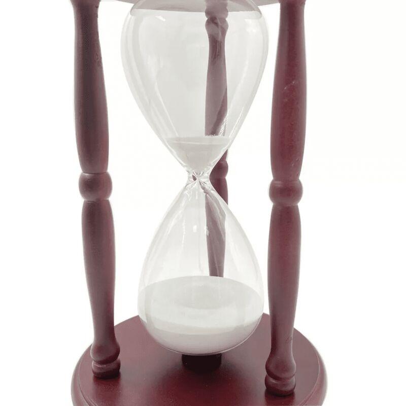 large hourglass timer 60 minute decorative wooden sandglass