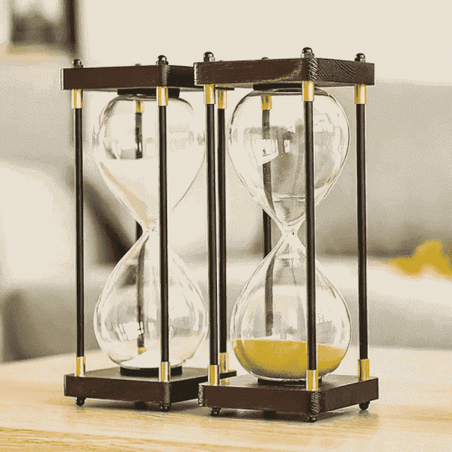 Sandglass Wooden Sand Timer For Souvenirs Birthday Gift