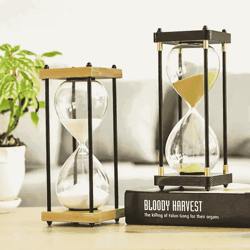 Sandglass Wooden Sand Timer For Souvenirs Birthday Gift