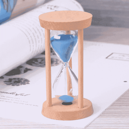 Minute Sandglass Timer Clock Wood Hourglass