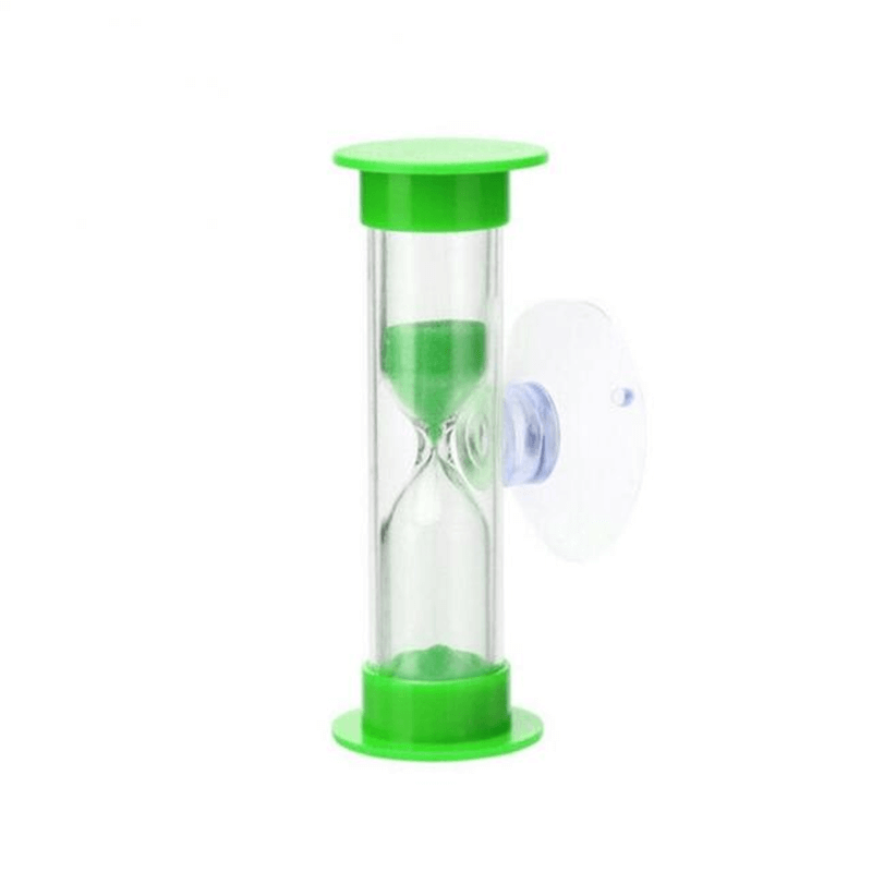 Colorful Hourglass Plastic Teeth Brushing Sand Clock for Kids