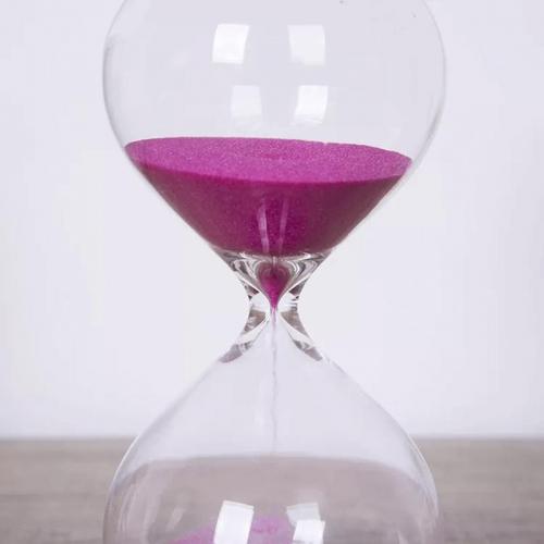 Clear Sand Timer for Decor